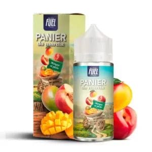 E liquide Mangue et Pêche Panier du marché 100 ml