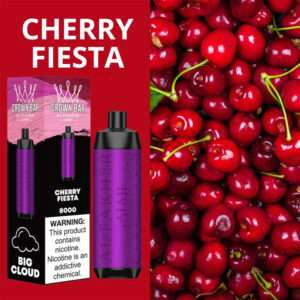 Al Fakher Crown Bar 8000 puffs Cherry Fiesta 5mg