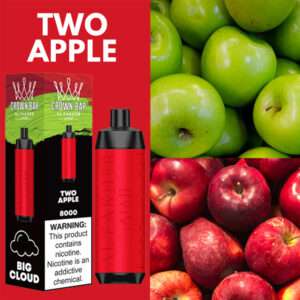 Al Fakher Crown Bar 8000 puffs Two Apple 5mg